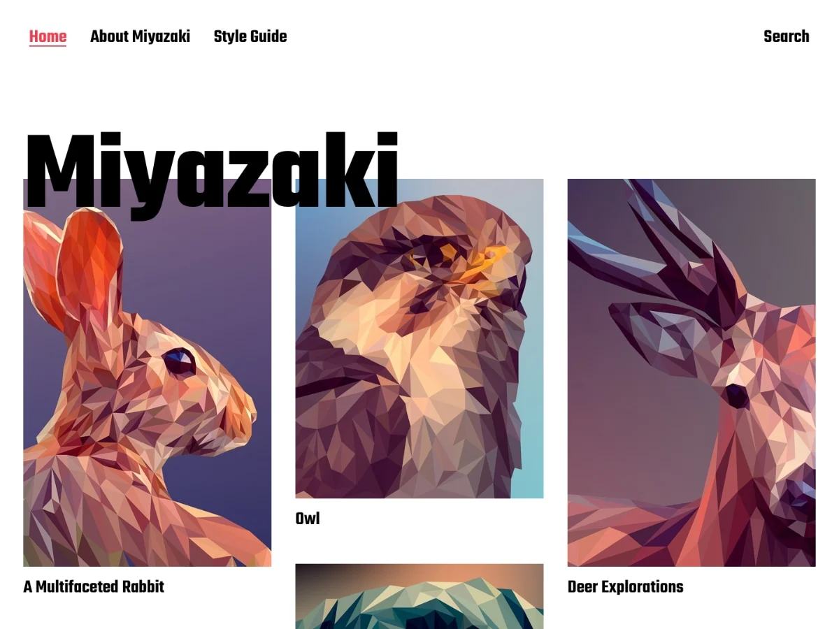 wordpress图片主题Miyazaki